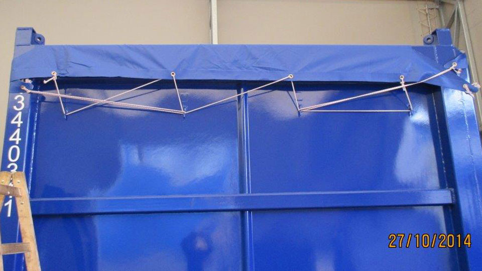 tarp-on-offshore-container